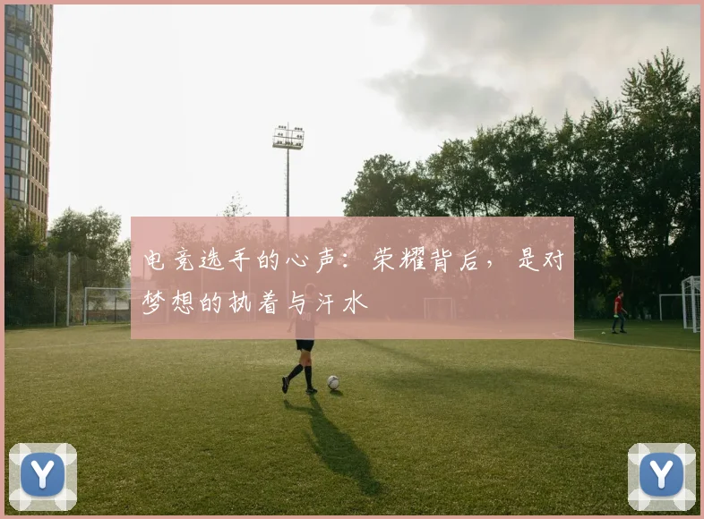 电竞选手的心声：荣耀背后，是对梦想的执着与汗水